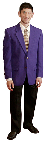 Men's purple blazers